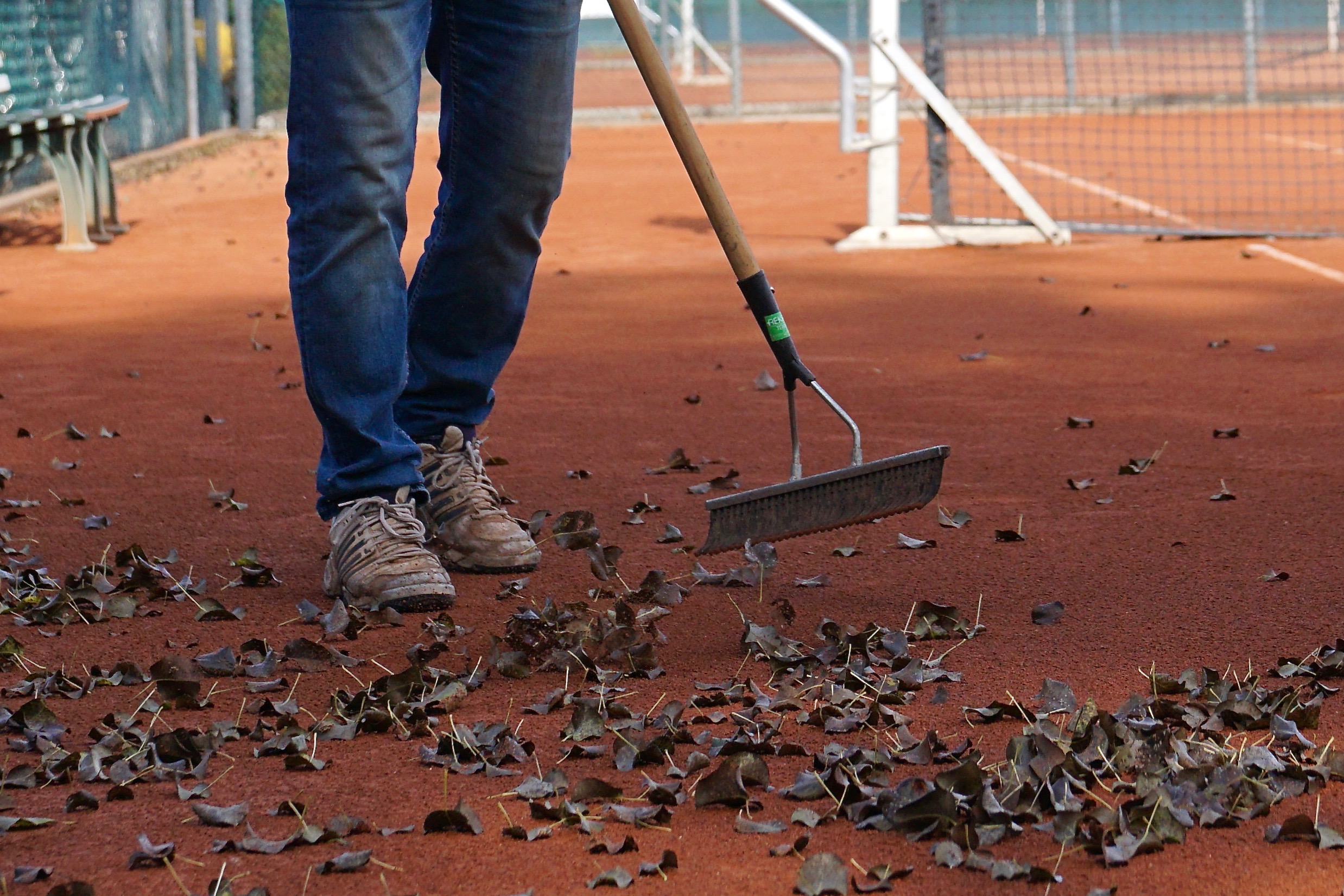 Bladeren Vegen Gravelbaan