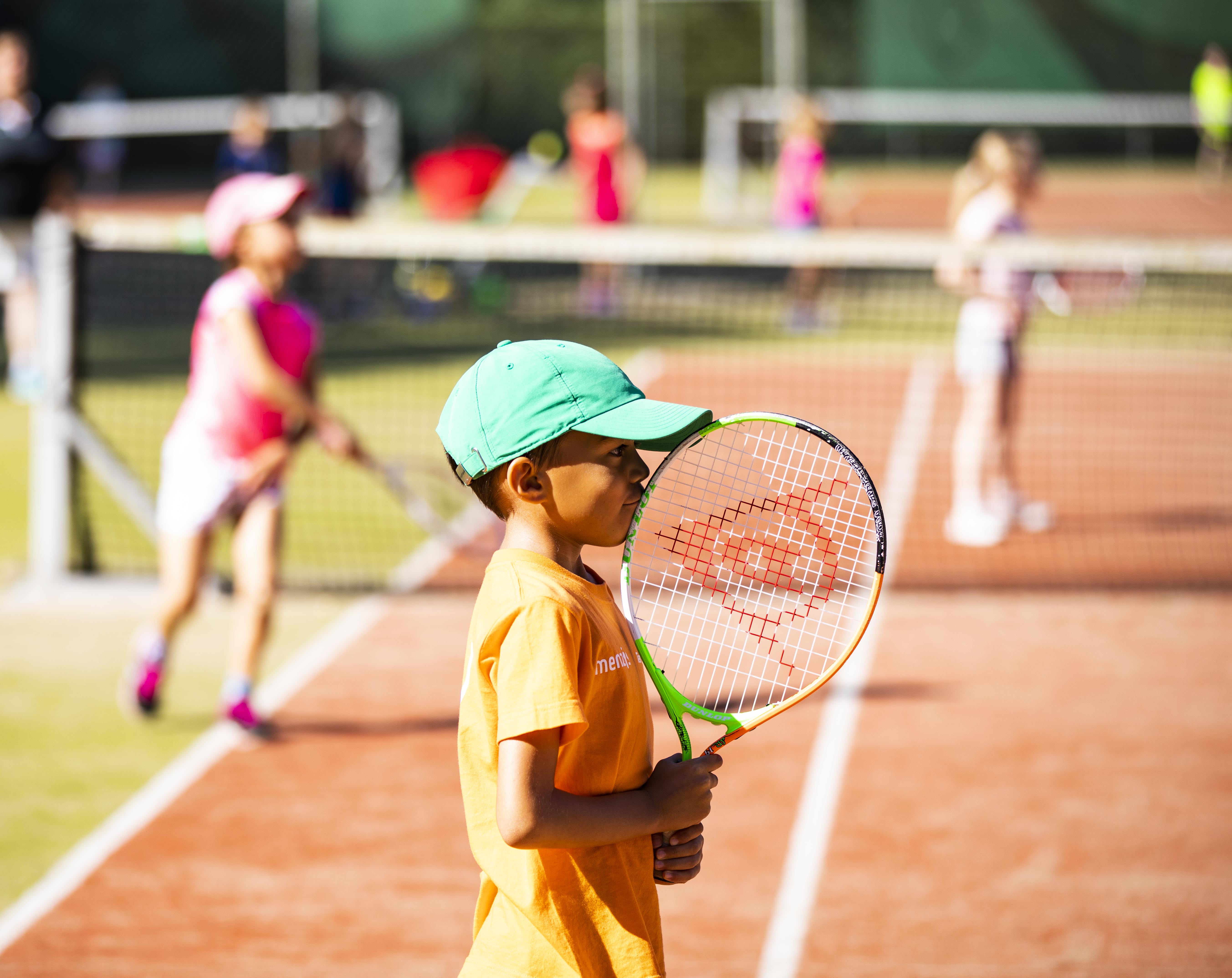 Oranje pet racket dunlop
