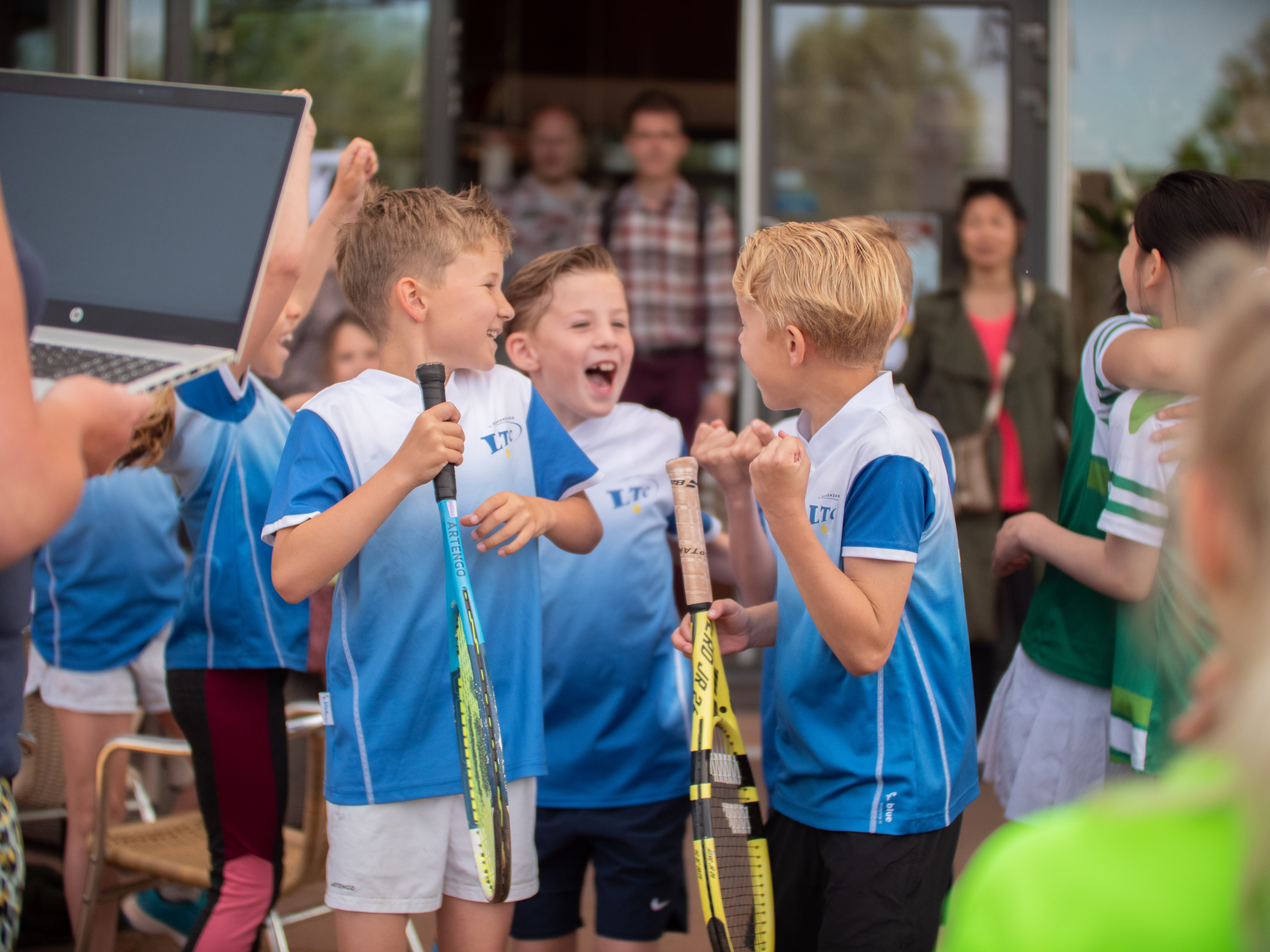 Jeugd competitie winnen team