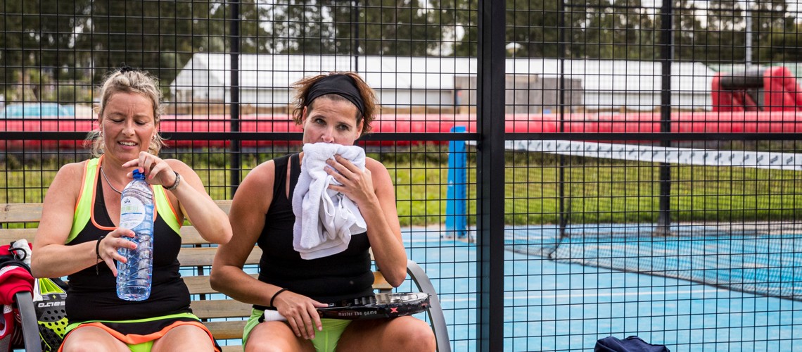 NK Padel 2020 bankje rusten NK Padel 2020 bankje rusten